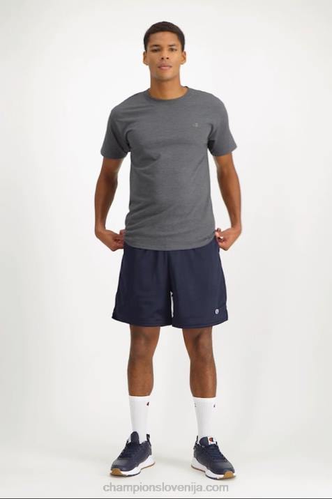 Champion moški klasična majica z vezenim c logotipom 2B84583 džungle meta