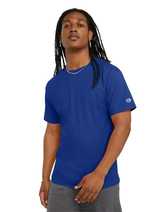 Champion moški klasična majica z vezenim c logotipom 2B84585 brskati po spletu