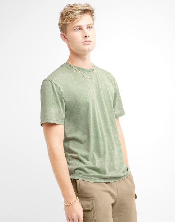 Champion moški majica s kislinskim pranjem z valovitim logotipom 2B84537 kislinsko pranje vse o oljkah