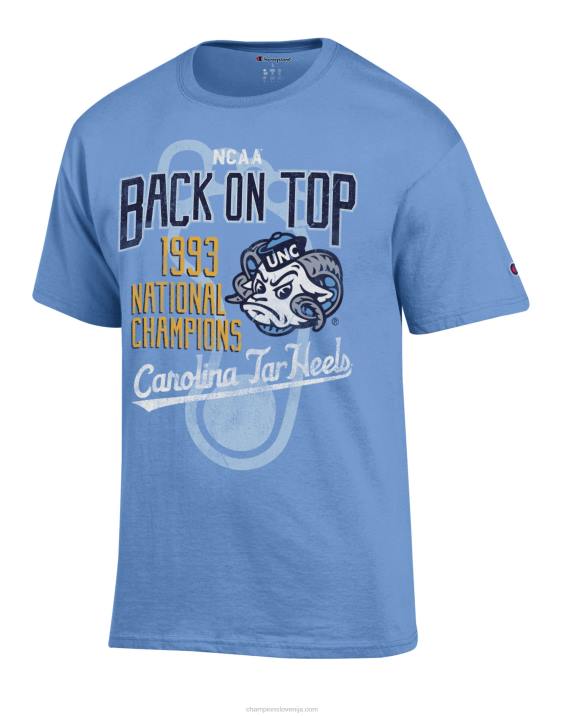 Champion moški majica s kratkimi rokavi North Carolina katranske pete 2B84629 svetlo modra