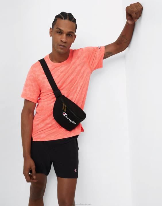 Champion moški mvp majica iz kamuflažnega žakarda 2B84538 rdeči sij heather