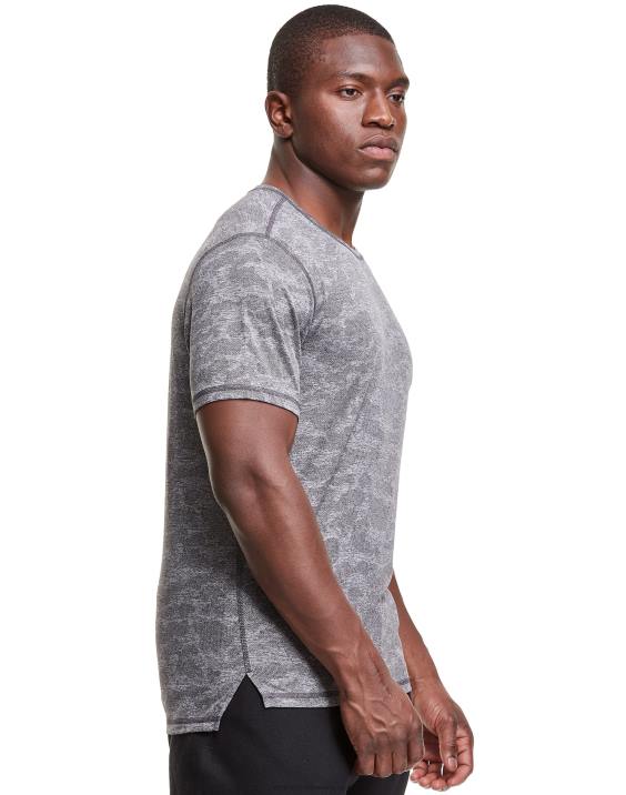 Champion moški mvp majica iz kamuflažnega žakarda 2B84542 železnica sivo vresje