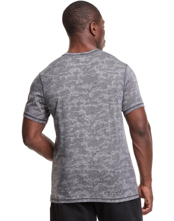 Champion moški mvp majica iz kamuflažnega žakarda 2B84542 železnica sivo vresje
