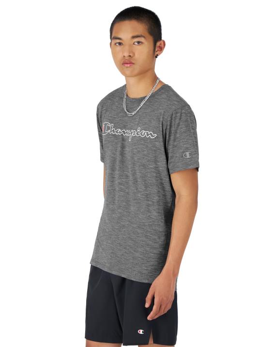 Champion moški mvp majica klasični scenarij 2B84549 železnica sivo vresje