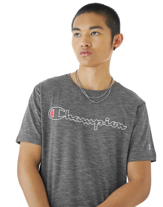 Champion moški mvp majica klasični scenarij 2B84549 železnica sivo vresje