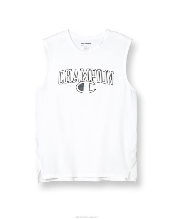 Champion moški mvp mišična majica 2B84527 bela