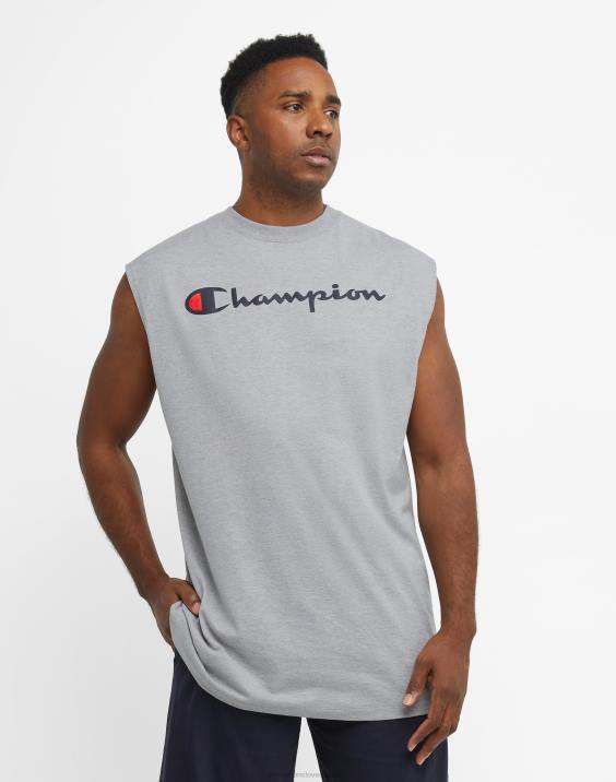 Champion moški velik in visok klasični mišični rezervoar c scenarij 2B84620 oksford siva