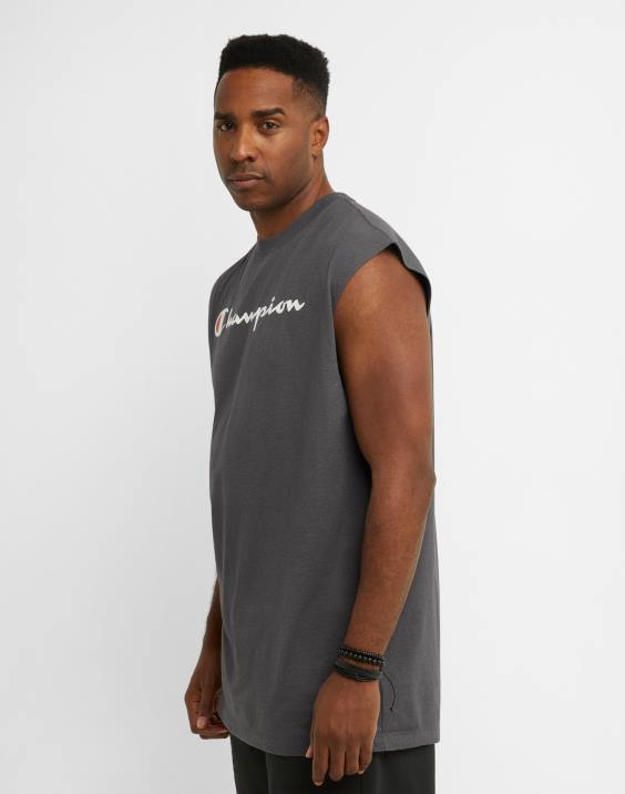 Champion moški velik in visok klasični mišični rezervoar c scenarij 2B84623 granitno resje