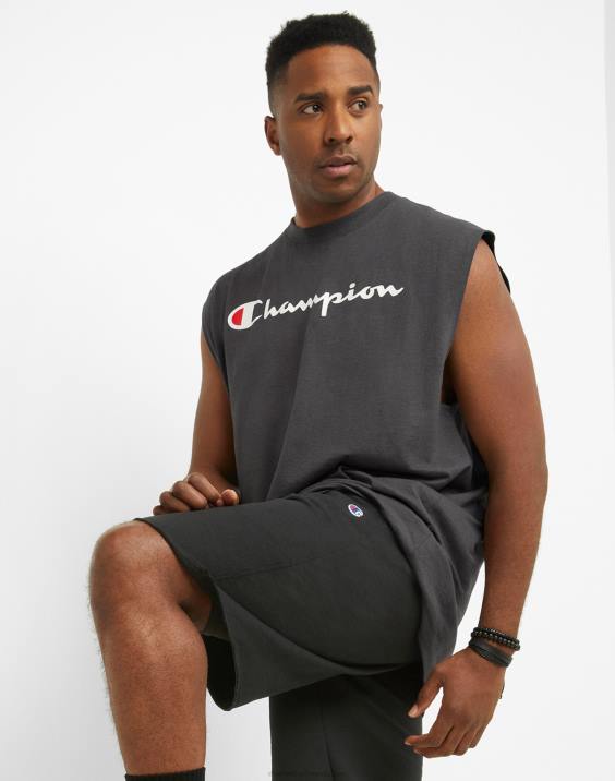 Champion moški velik in visok klasični mišični rezervoar c scenarij 2B84623 granitno resje
