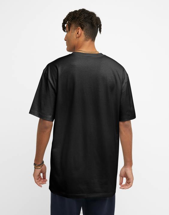 Champion moški velike in visoke klasične grafične majice z logotipi c 2B84564 Črna