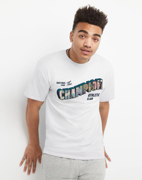 moški klasični grafični šampionski pozdravi 2B84596 bela