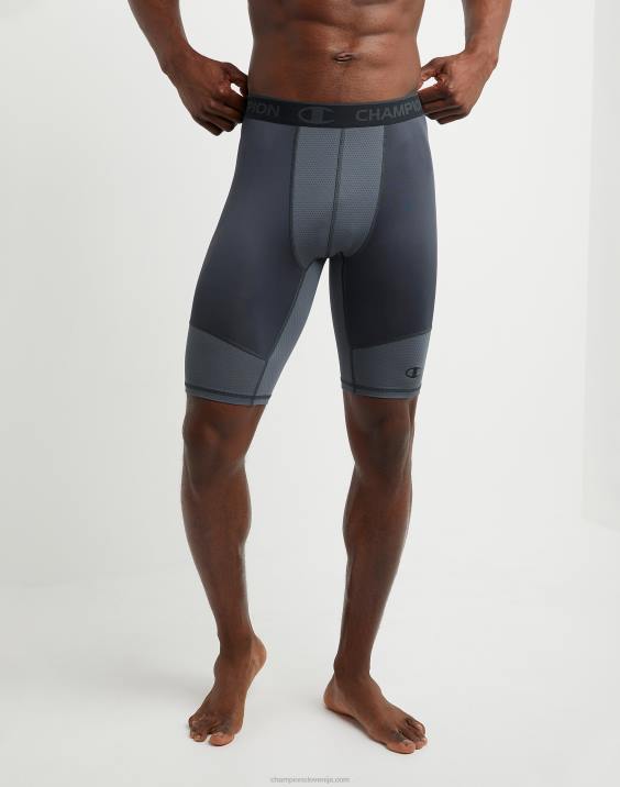 Champion moški kompresijske kratke hlače 9" 2B84748 prikrita/nevihtna noč