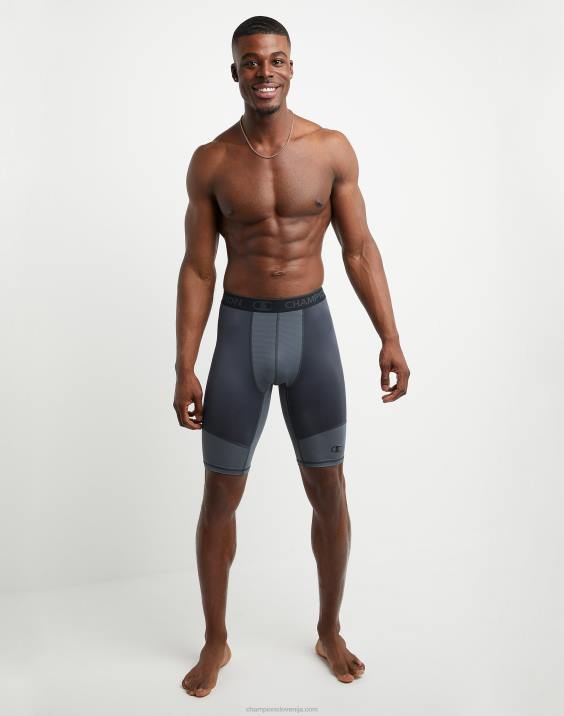 Champion moški kompresijske kratke hlače 9\" 2B84748 prikrita/nevihtna noč