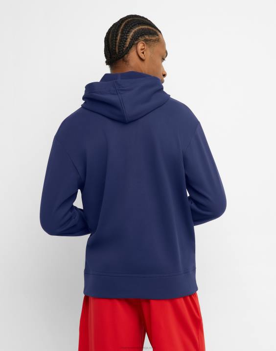 Champion moški igra dan grafični pulover s kapuco klasičen logotip 2B8482 atletska mornarica