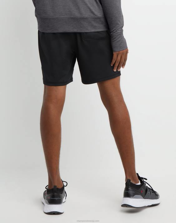 Champion moški mvp celodnevni pulover s kapuco 1/4 z zadrgo 2B8499 Črna