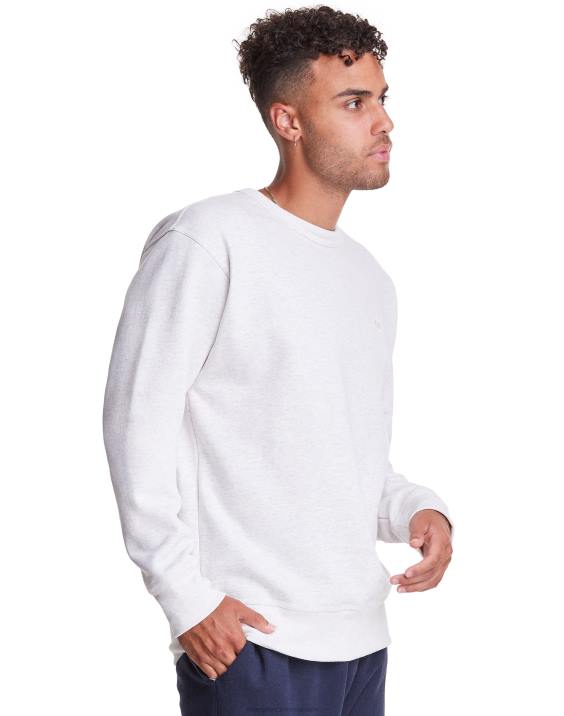 Champion moški powerblend flis crew c logotip 2B8457 ovsena kaša heather