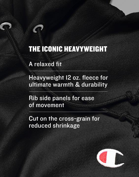 Champion moški pulover s kapuco v vzvratnem tkanju c logotipom 2B8414 ekipa rdeči škrlat