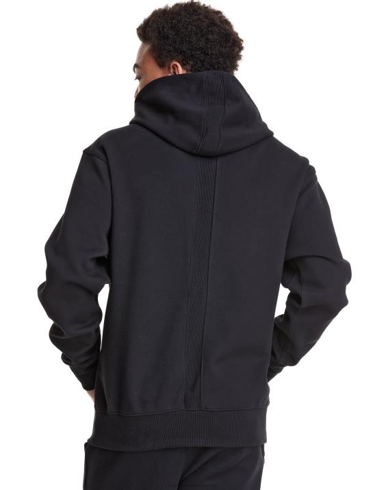 Champion moški upogljiv pulover s kapuco z vezenim logotipom 2B84153 Črna