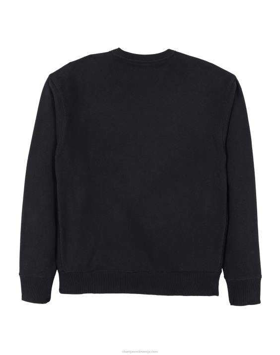 Champion moški vrhunska grafika posadke desno skrinje c logotip 2B8437 Črna