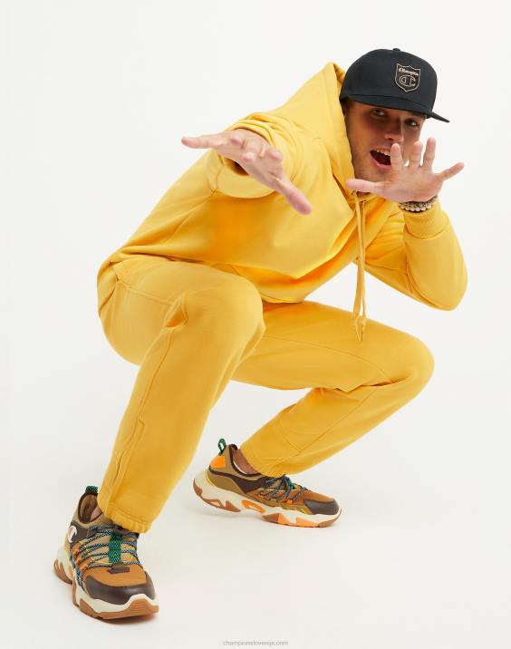 moški Original Champion super flis konusna kapuca z vezenim logotipom c 2B84115 kraljevo zlato