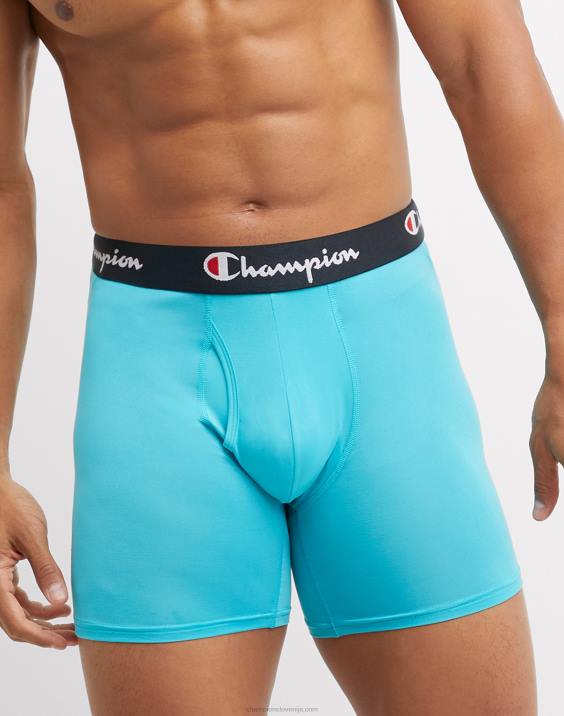 Champion moški paket boksaric, lahke, raztegljive, odvajajo vlago, paket 3 kosov rdeče/team/tisk 2B84676