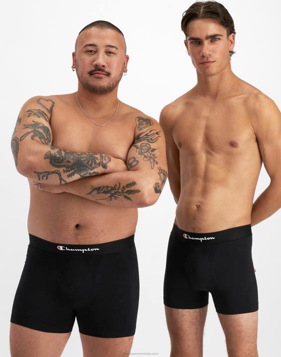 Champion moški črne brezšivne boksarice, ki odvajajo vlago 2B84668