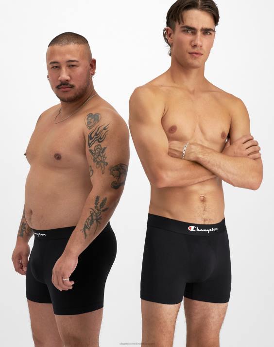 Champion moški črne brezšivne boksarice, ki odvajajo vlago 2B84668
