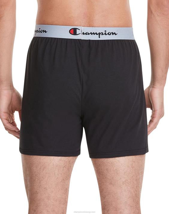 Champion moški udobne boksarice za vsak dan, bombažne raztegljive kamuflažno sive in izbrani paket 3 kosov 2B84674