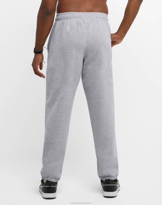 Champion moški velike in visoke powerblend sproščene hlače 31\"-36\" 2B84750 oksford siva