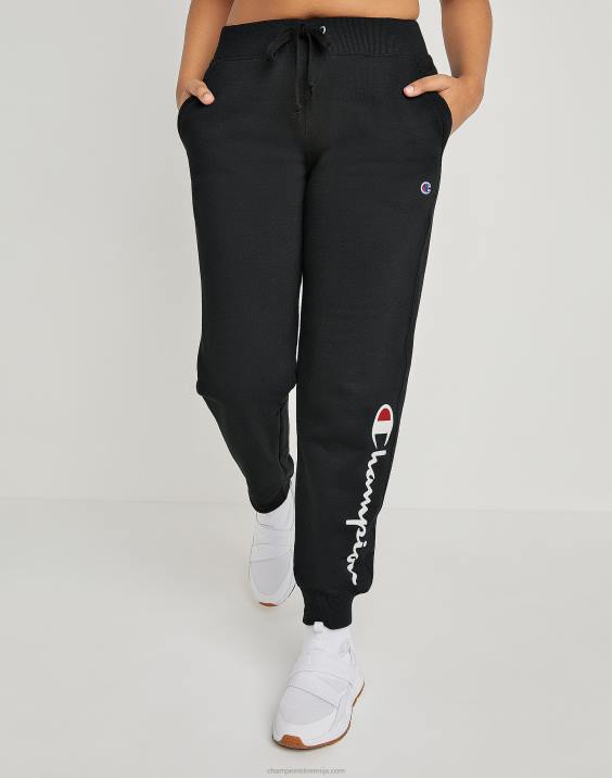 Champion ženske powerblend joggers classic script logo 29" 2B841125 Črna