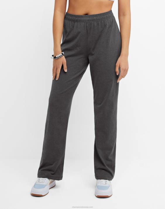 Champion ženske salonarske hlače iz jerseyja 31,5" 2B841165 granitno resje