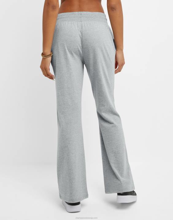 Champion ženske t-shirt široke hlače c logo 2B841080 oksford siva