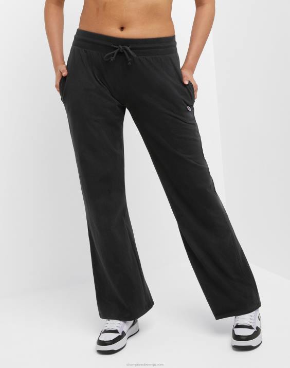 Champion ženske t-shirt široke hlače c logo 2B841081 Črna