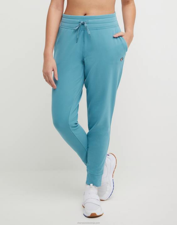 Champion ženske tekaške tekaške tekačke na dan igre, odvajajo vlago, c logotipom 29\" 2B841130 vodni tonik