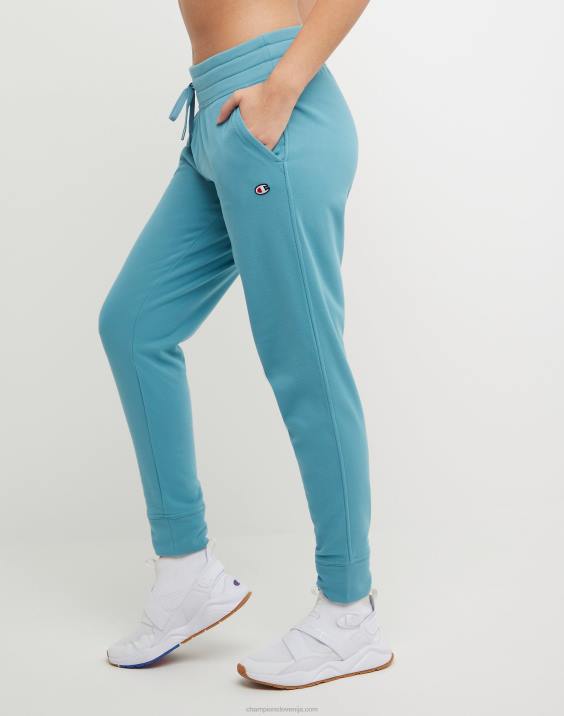 Champion ženske tekaške tekaške tekačke na dan igre, odvajajo vlago, c logotipom 29\" 2B841130 vodni tonik