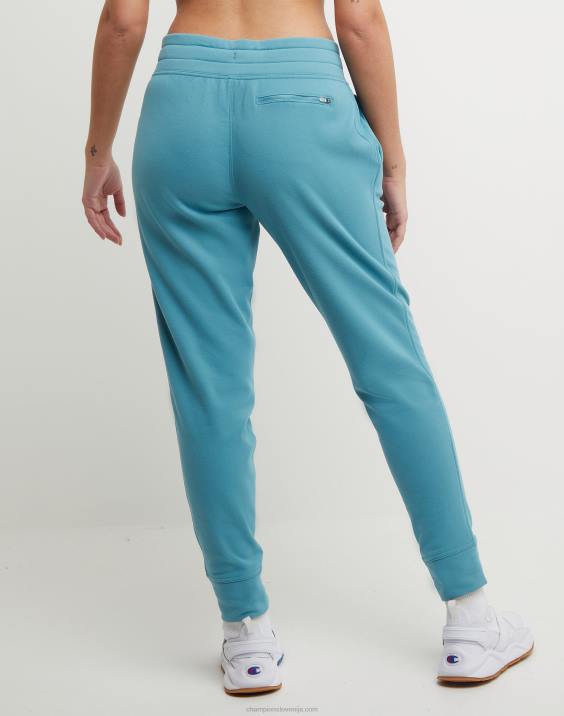 Champion ženske tekaške tekaške tekačke na dan igre, odvajajo vlago, c logotipom 29\" 2B841130 vodni tonik