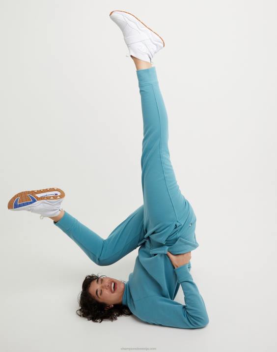 Champion ženske tekaške tekaške tekačke na dan igre, odvajajo vlago, c logotipom 29\" 2B841130 vodni tonik