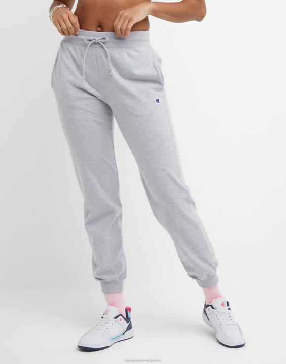 Champion ženske tekaški dres c logotipom 2B841082 oksford siva