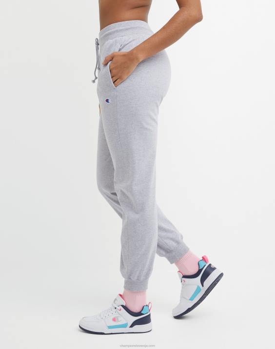 Champion ženske tekaški dres c logotipom 2B841082 oksford siva