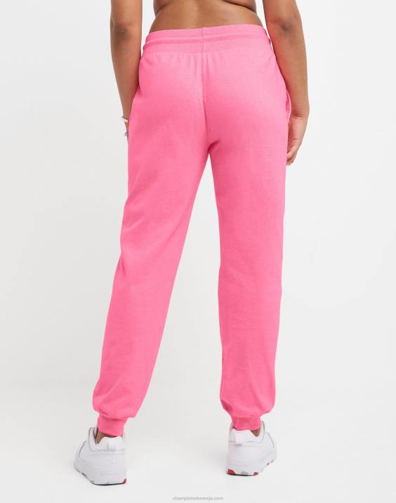 Champion ženske tekaški dres c logotipom 2B841083 veselo rožnato resje