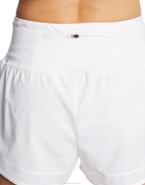 Champion ženske c9 pletene vrhunske tekaške kratke hlače 3,5\" 2B841724 prava bela