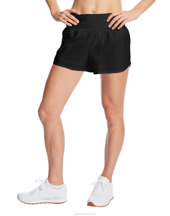 Champion ženske c9 pletene vrhunske tekaške kratke hlače 3,5\" 2B841725 ebenovina