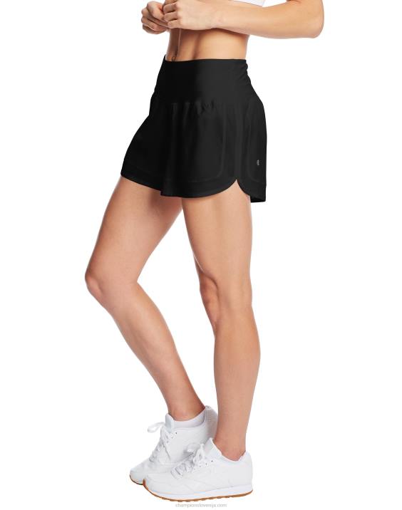 Champion ženske c9 pletene vrhunske tekaške kratke hlače 3,5\" 2B841725 ebenovina