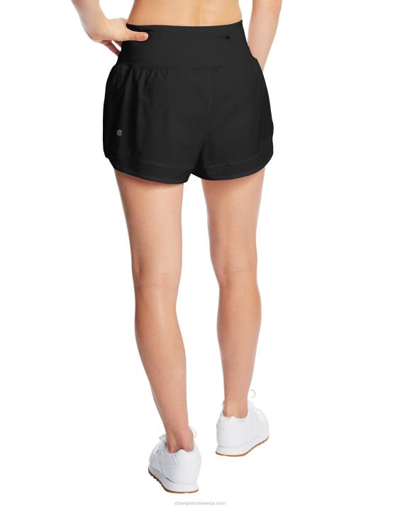Champion ženske c9 pletene vrhunske tekaške kratke hlače 3,5\" 2B841725 ebenovina