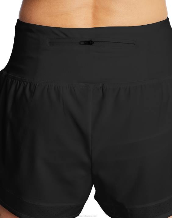 Champion ženske c9 pletene vrhunske tekaške kratke hlače 3,5\" 2B841725 ebenovina