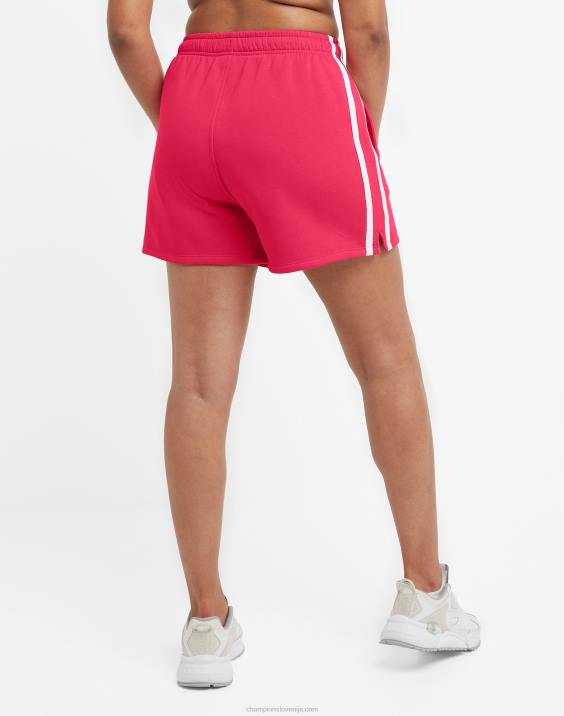 Champion ženske klasične kratke hlače iz flisa z visokim pasom 3,5\" 2B841440 patrulja rdeča