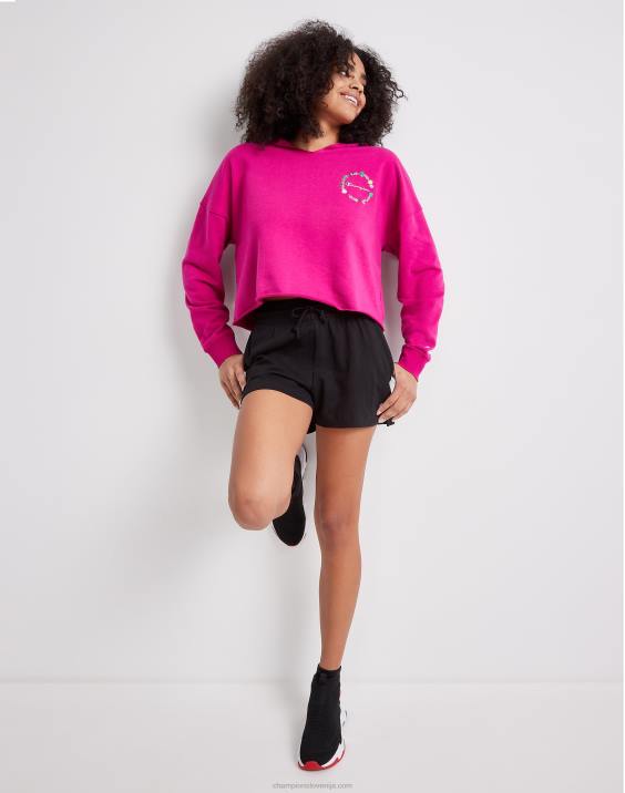 Champion ženske kratke hlače c logotipom 3\" 2B841491 Črna