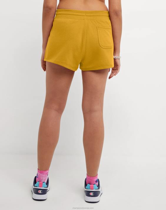 Champion ženske kratke hlače iz francoskega frotirja kampus 2,5\" 2B841452 sončna številčnica rumena