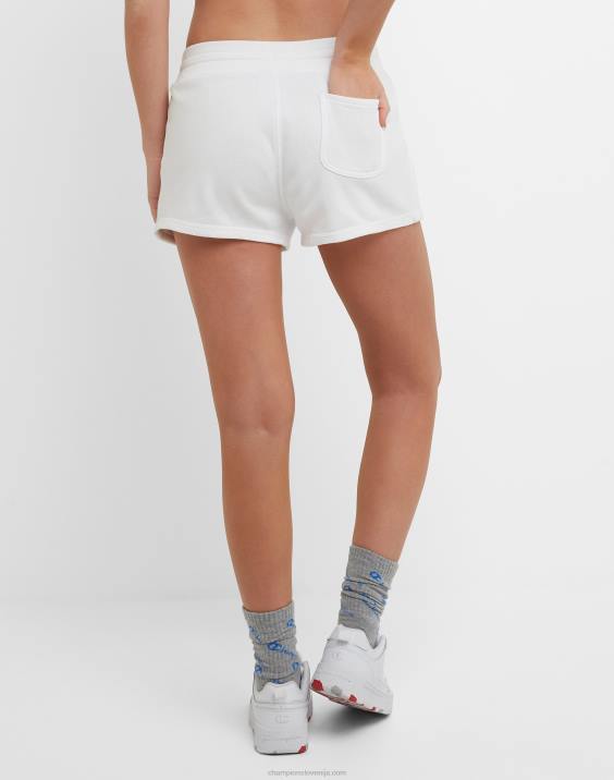 Champion ženske kratke hlače iz francoskega frotirja kampus 2,5\" 2B841454 bela