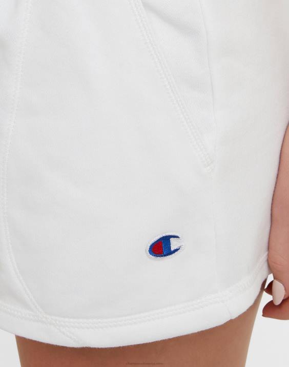 Champion ženske kratke hlače iz francoskega frotirja kampus 2,5\" 2B841454 bela